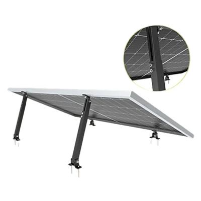 Adjustable Aluminium Solar Bracket Set for Flat Roofs with Tilt Angles from 15 To 30 Degrees Weather Resistant