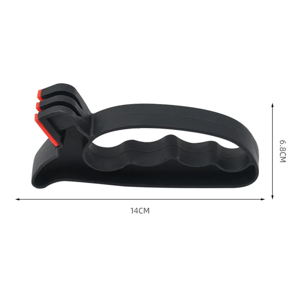 

Профессиональная точилка для кухонных ножей 2 в 1, ручная заточка ножей, практичная многоцелевая точилка-камень, домашний инструмент для ножей 14X7CM чёрный