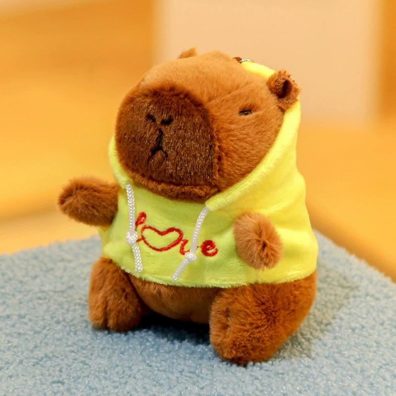 Cute Cartoon Capybara Pendant Plush Toy Doll Bag Hanging Ornament Cute Kapila Keychain Doll Ornament Car Pendant Children's Gift