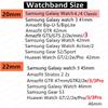 20mm/22mm Watch Strap for Samsung Galaxy Watch 4 6 Classic/5/5 Pro/46mm/3/active 2/s3/s2 Silicone Bracelet Galaxy Watch 4 Strap