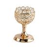 Crystal Candle Holder Tealight Desk Candlestick for Dining Room