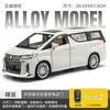 Authorized Version 1:24 Toyota Alphard Alloy Model Toy Car Metal Electric doors Opened Sound Light Models collection Boys‘ Gift EZ4