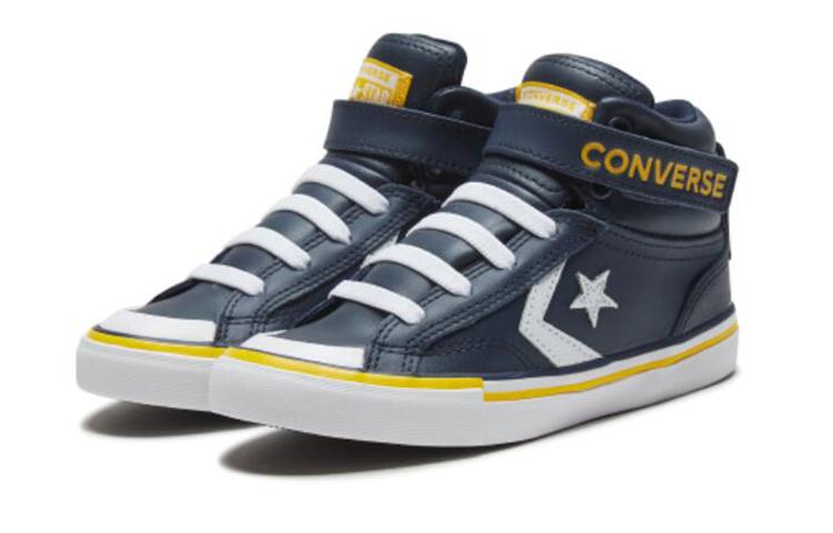 Converse Pro Blaze Starp High top Kids' Skateboarding Shoes Blue Children Aged 3 7 Years Old 666936C
