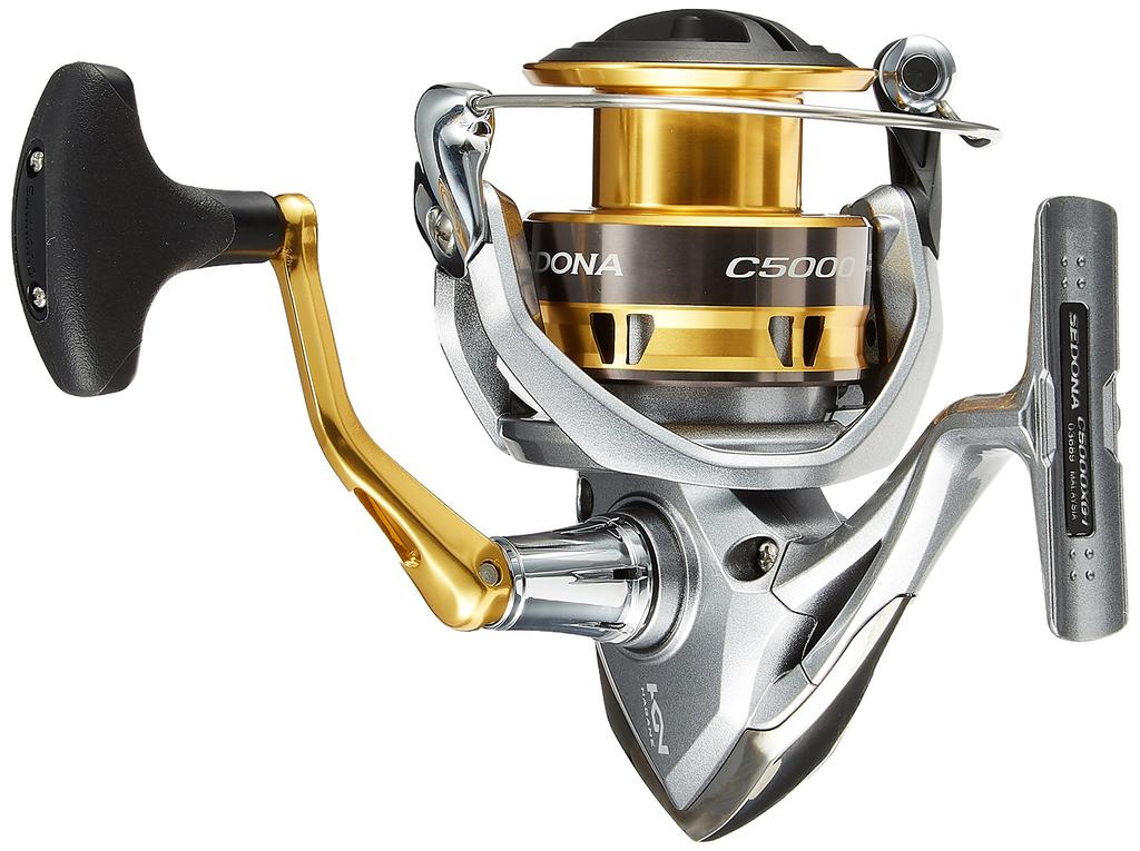 SHIMANO Spinning Reel 17 Sedona C5000XG Jigging for Beginners Orange Silver,