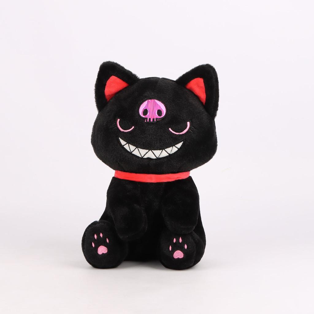 

Halloween Pirate Cat Plush Toy Dark Style Pillow Surrounding Stuffed Animal 30cm/11.81in