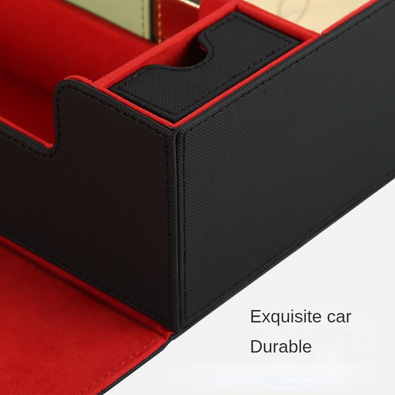 600+ Trading Cards Storage Box PU Leather Commander Card Deck Case Magnetic Closure Card Holder Fits for Magic Game Cards