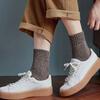 Men's Thick Warm Towel Socks 3 Pairs of Casual Solid Color Mid-calf Socks Winter Men's Socks