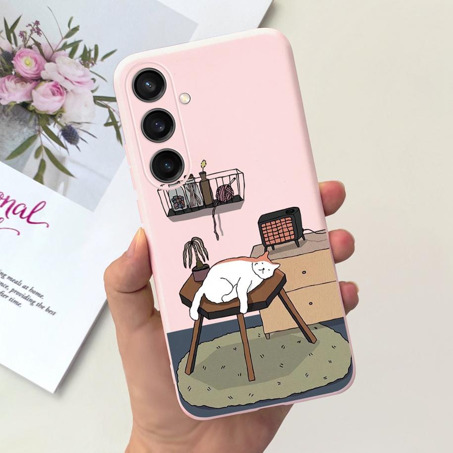 For Samsung A25 5G 2023 Case SM-A256B Cute Astronaut Duck Slim Soft Silicone Back Phone Cover For Samsung A55 A35 5G A356B Coque