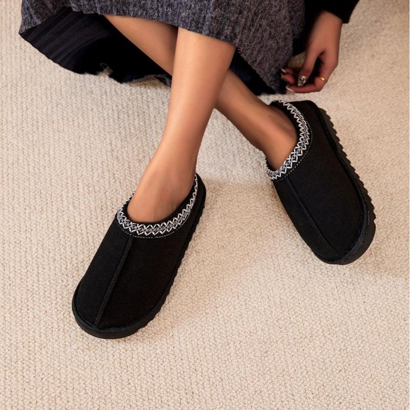 Hot-selling autumn and winter velvet warm indoor cotton slippers couple home non-slip cold sticky cotton shoes