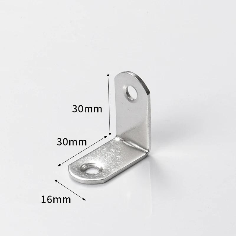 NAIERDI 10 peças suportes de canto de ângulo de 90 graus, suportes de canto de aço inoxidável, suportes de parede para prateleiras, mesas e cadeiras