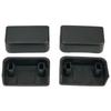 Parts Rail Anti-kick Rubber Plug 4 Pcs Accessories Black For Tesla-Model Y 3 Rear Seat Replacement Slide Brand New