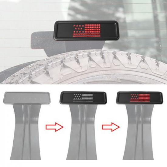 3rd Brake Light Cover For Jeep Wrangler JK 2007-2017 Lamp Accessories US Flag