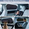 XCBYT Tesla Model Y Car Window Shades For Baby | 4 PCS Cling Side Window Sun Shade For Sun Blocker, Heat Ulation | Semi-Transparent Car Privacy