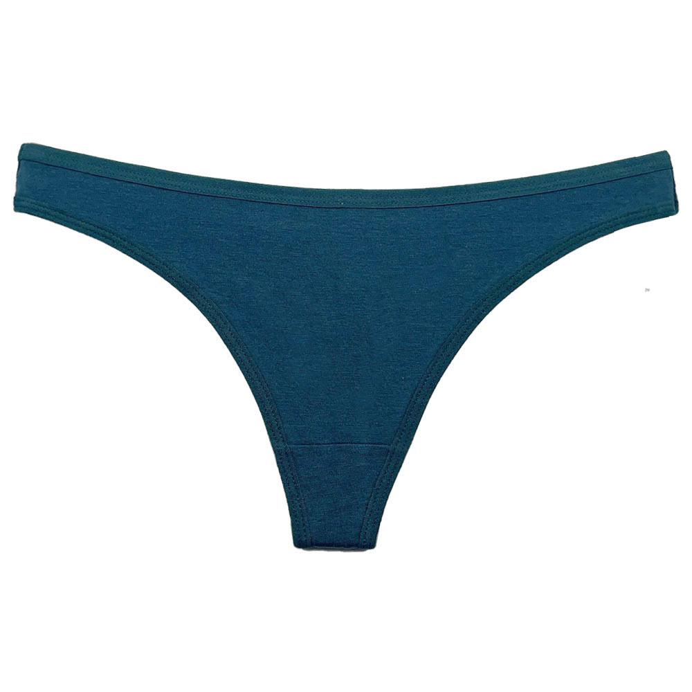 Damen 95% Baumwolle Atmungsaktive Low-Waist Yoga-Tangas