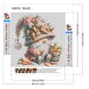 5D DIY Full Round Drill Diamond Painting Gnome Kit Home Decor Art Craft 30x30cm