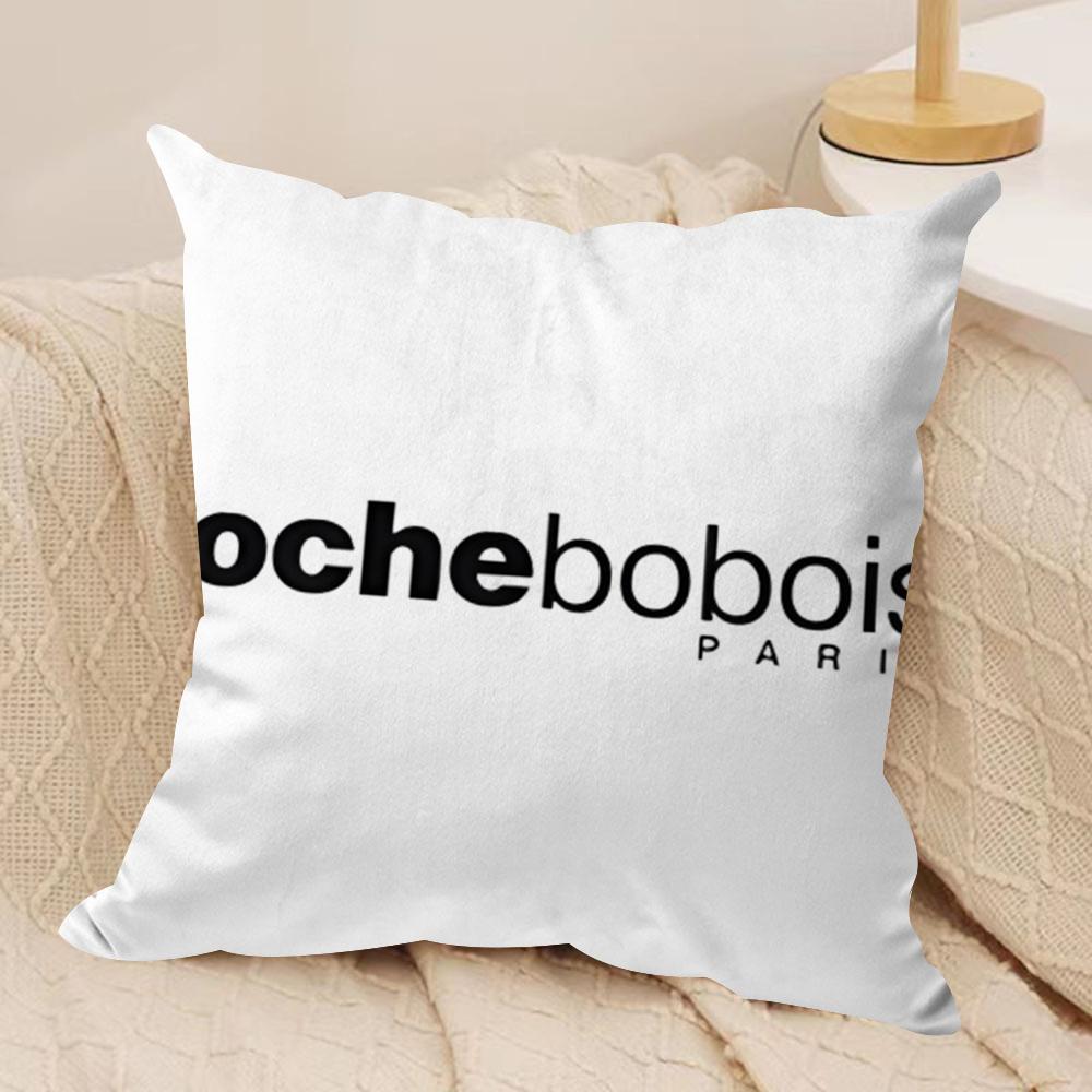 R-Roche Fashion B-Bobois Cushion Cover Soft Plush Fabric Double-Sided Printed Sofa Cushion Cover for All Seasons Home Decor Gift