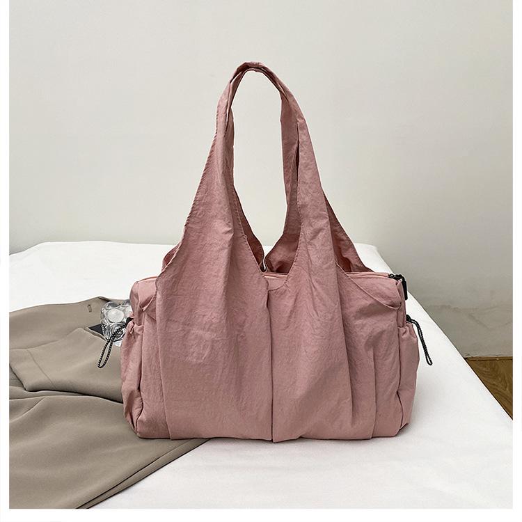 Borsa Tote Pieghettata alla Moda con Tasche Multiple: Borsa a Spalla Versatile, Leggera e di Grande Capacità 2026