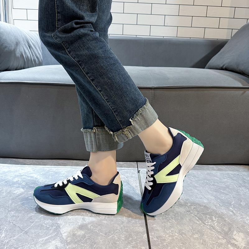 Fashion Women Sneakers New Summer Causal Breathable Sneakers Fashion Lace Up Breathable Sneakers Platform Outdoor Walking Designer Shoes