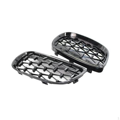 2 Pieces Auto Front Hood Kidney Grille Grill 51137157278 for E92 E93 Replace Parts