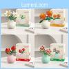 Stunning Micro Building Blocks Floral Models Including Roses Lilies And Tulips