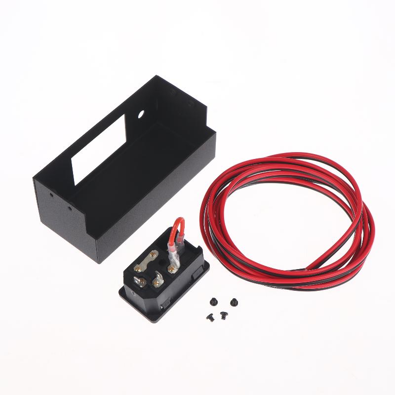 

3D Printer Upgrade Parts Printer Power Shell 12V/24V 360W Power Supply Switch Male Socket With Fuse And 2m Cable 1set