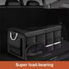 Foldable Trunk Storage Box Waterproof Oxford Cloth 110L Large-Capacity Car Organizer for Camping/Fishing Easy to Carry
