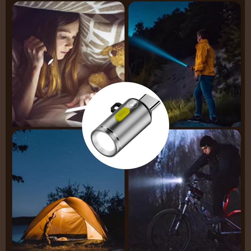 Outdoor Flashlight Portable Pocket Flashlight Handheld Super Bright LED Torch Waterproof Outdoor Lighting Device For Camping