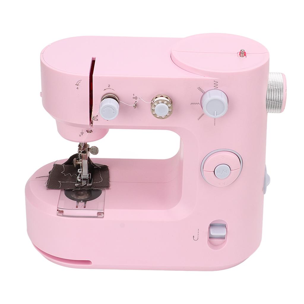 Sewing Machine 5 Stitch Portable Small Overlock Multifunctional Home Sewing Machine for Family