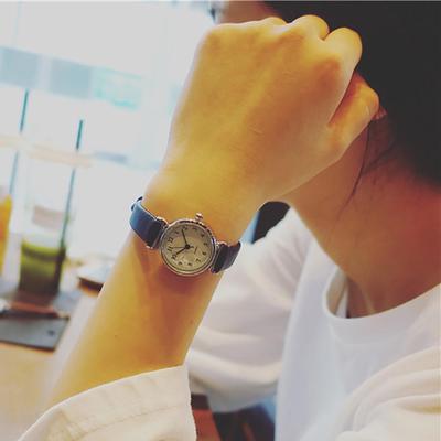 Reloj de pulsera analógico de cuarzo para mujer, esfera pequeña, delicado, relojes de negocios de lujo