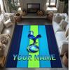Tottenham Hotspur FC Bedruckter Kristall-Samt-Teppich Rutschfester Kristall-Samt-Teppich für Sofa, Schlafzimmer, Innenbereich, Heimdekoration