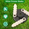 20PCS Trimmer Blade Set Plastic Cutting Discs with Extended Durability Suitable for Echo215712 Maxi-CutPro Trimmer