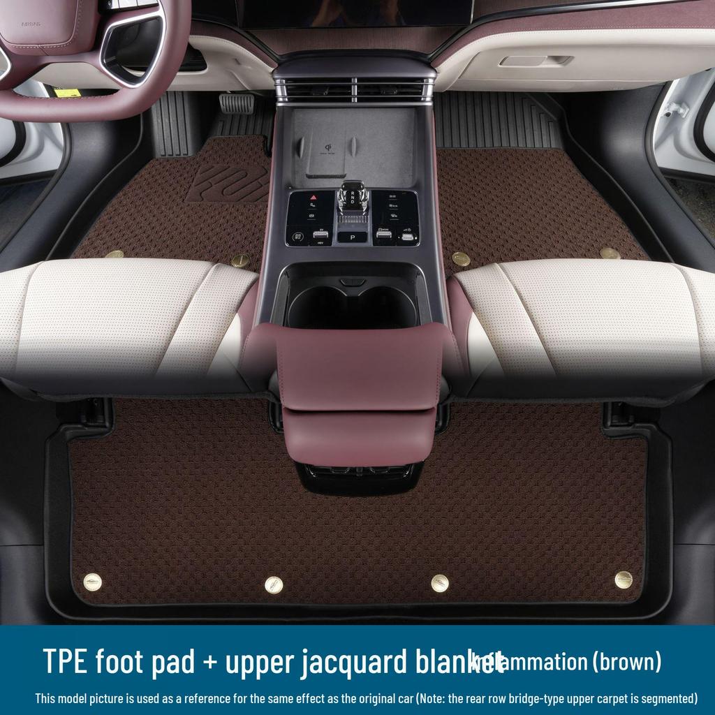 Compatible Yueyi 07 Floor Mats: Non-Slip, Wear-Resistant, Eco-Friendly TPE, Custom Fit for 25 Models.