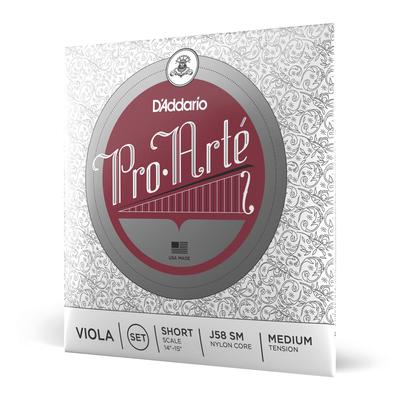 Bratsche Saiten Pro Arte Set Kurze Mensur J58 SM Mittlere Spannung D'Addario []