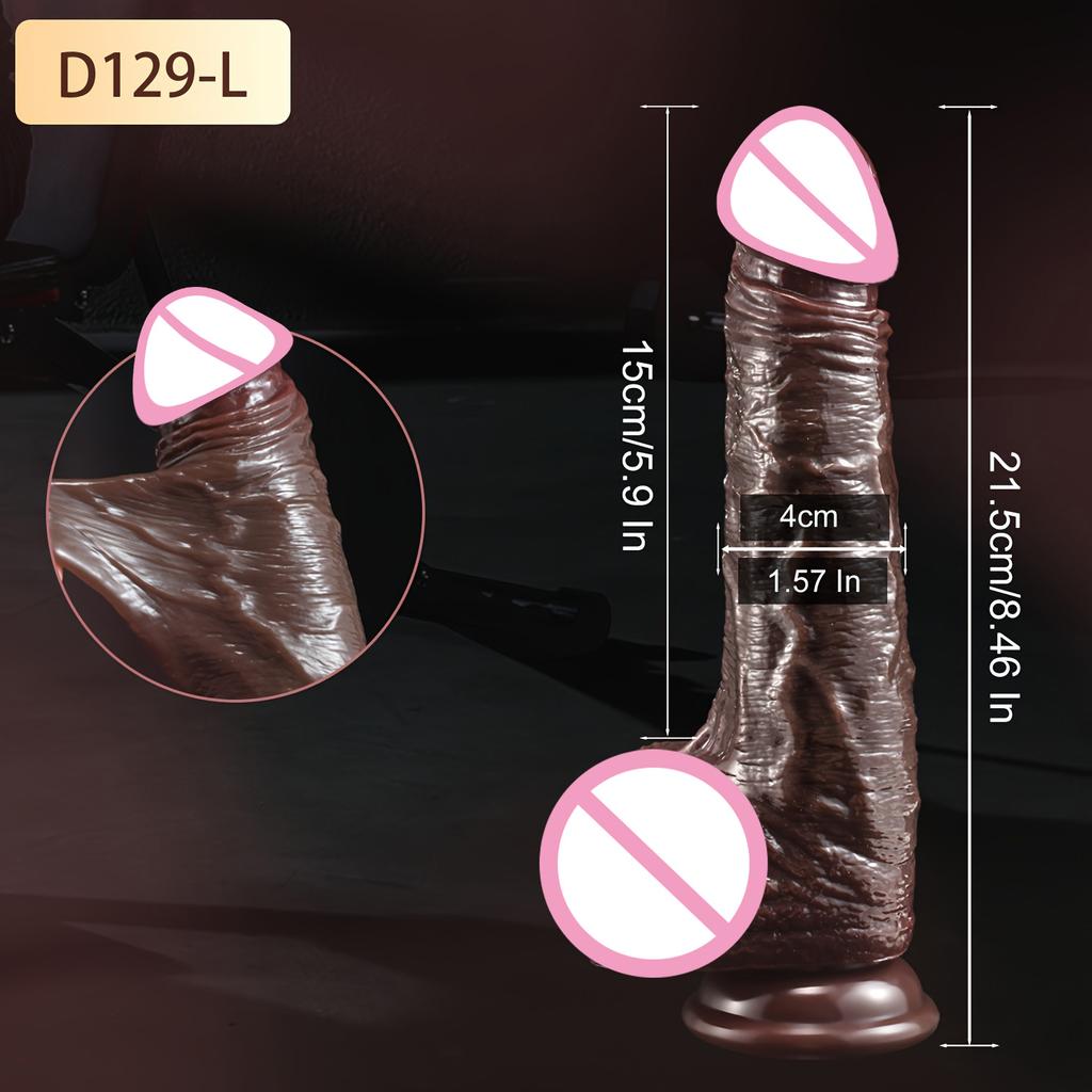 Realistic Dildos Skin Sliding Foreskin Testicles Dildo Penetration Anal Vaginal Stimulation Penis Dick Adult Sex Toys for Woman