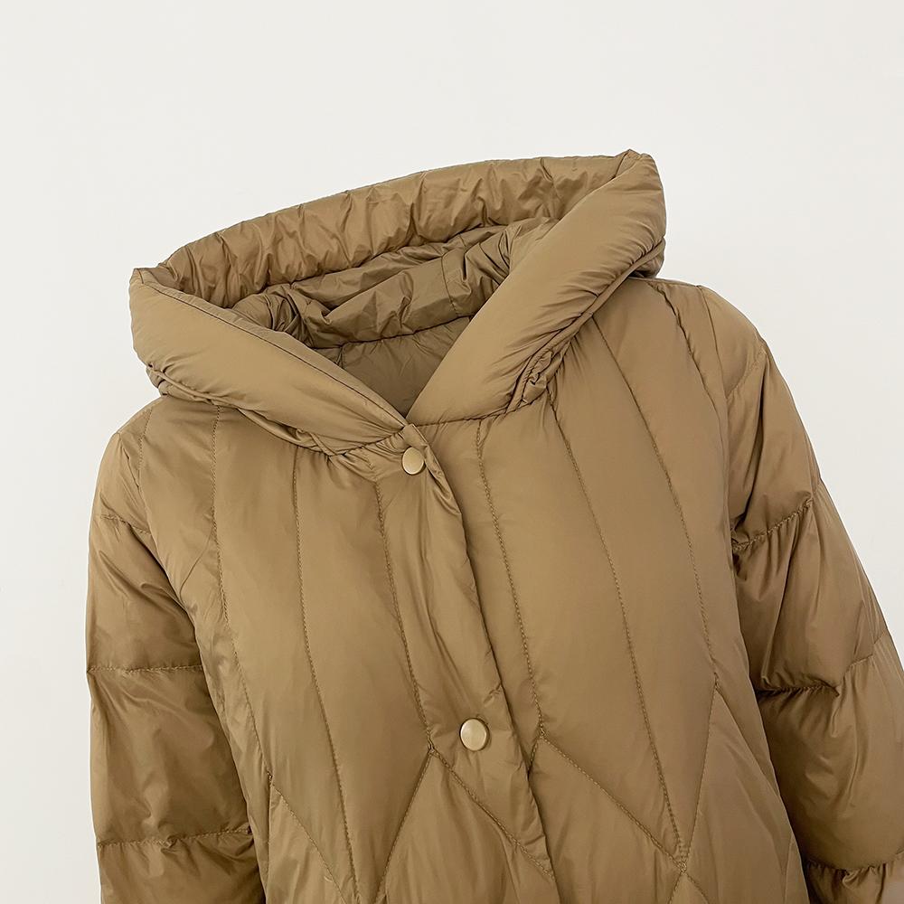 OFTBUY Зимняя повседневная утепленная куртка-пуховик в корейском стиле с капюшоном — фото 6