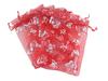 25 Pieces 3 Sizes Hot Stamped Butterfly Bags Jewelry Gift Bags Candy Bags Drawstring Wedding Bags Hot Stamped Gauze Bags Organza Bags Spice Bags AVE