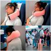 U-Shaped Pillow With Eyemask Earplugs Storage Bag,Travel Memory Foam Neck Pillow,Adjustables Neck Guard Pillow For Home/Travel