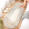 Oval Living Room Carpets Cute Furry Bedroom Kids Play Tents Carpet Home Decorative Rug Soft Non Slip Absorbent Baby Floor Mat