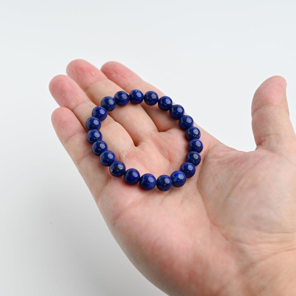 Eigado Lapis Lazuli 21 9mm 16cm Inner Natural Power Good Luck Charm Bracelet, Beads, Approx. Diameter, Stone, Stone,
