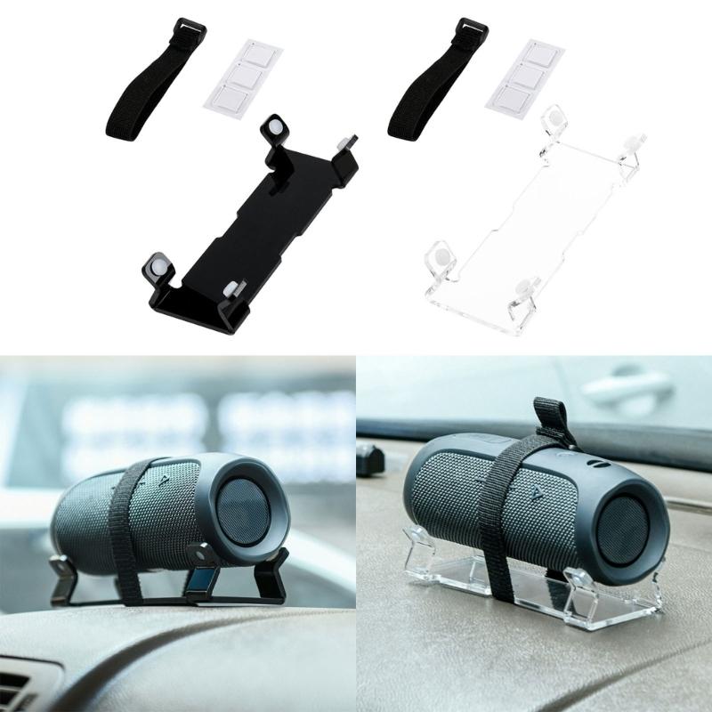 Přenosný držák reproduktoru do auta pro Flip 4/5/6 Příslušenství Držák reproduktoru Popruh Držák reproduktoru do auta Nástavec Akrylový držák