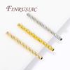 Tube Spacer Bead,18K Gold Plated Straight Tube Beads For Jewelry Making Supplies,DIY Bracelets Necklaces Accessories