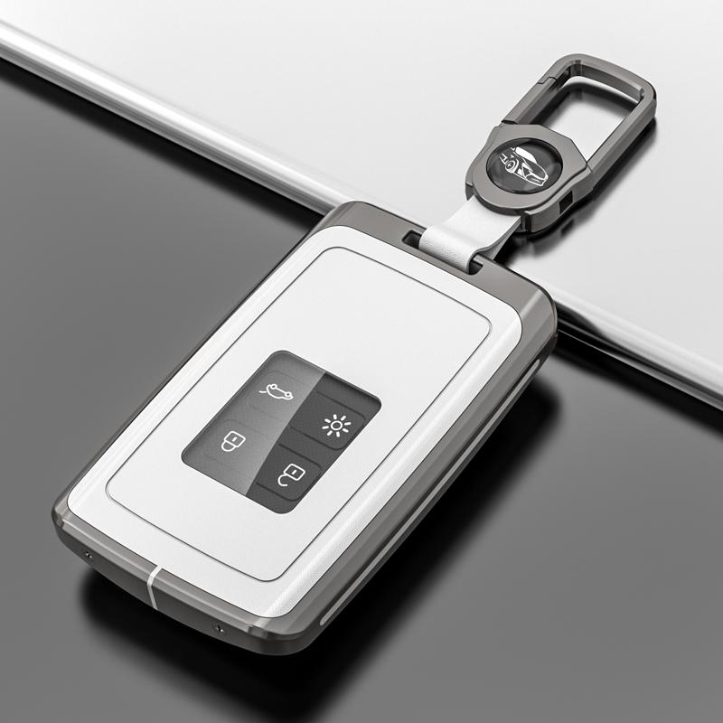 Pouzdro na klíček ze slitiny zinku na auto pro Renault Captur Megane Talisman Espace Clio Zoe Koleos Scenic 4 Arkana Dacia Sandero