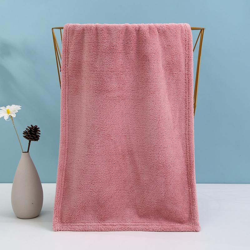 Antibacterial coral fleece towel absorbent adult face towel face towel beauty salon hand towel