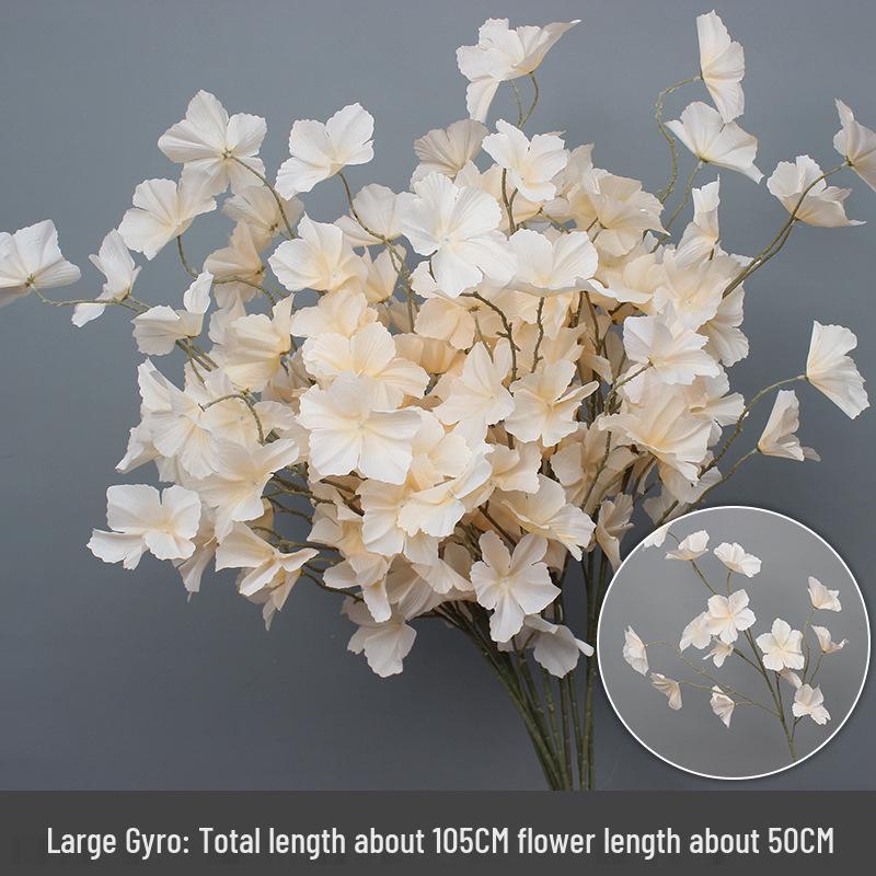 Champagne Silk Flower Wedding Decor - Artificial Ceiling & Aisle Floristry Elements