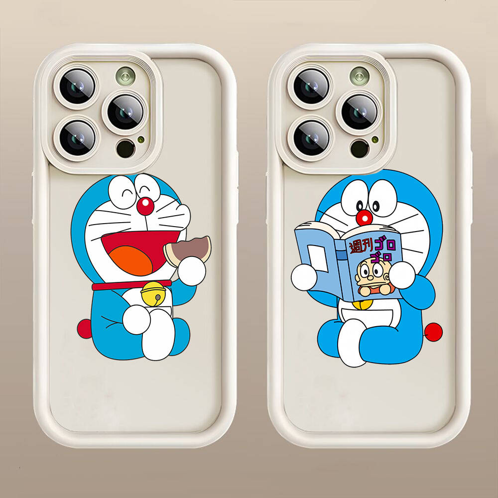D-14 Doraemon  Case for iPhone 15 14 13 12 8 Plus Samsung S24 S23 Ultra A04S A05S Huawei P40 P50 P60 Nova 11 Pro Max OPPO A17K Reno 10