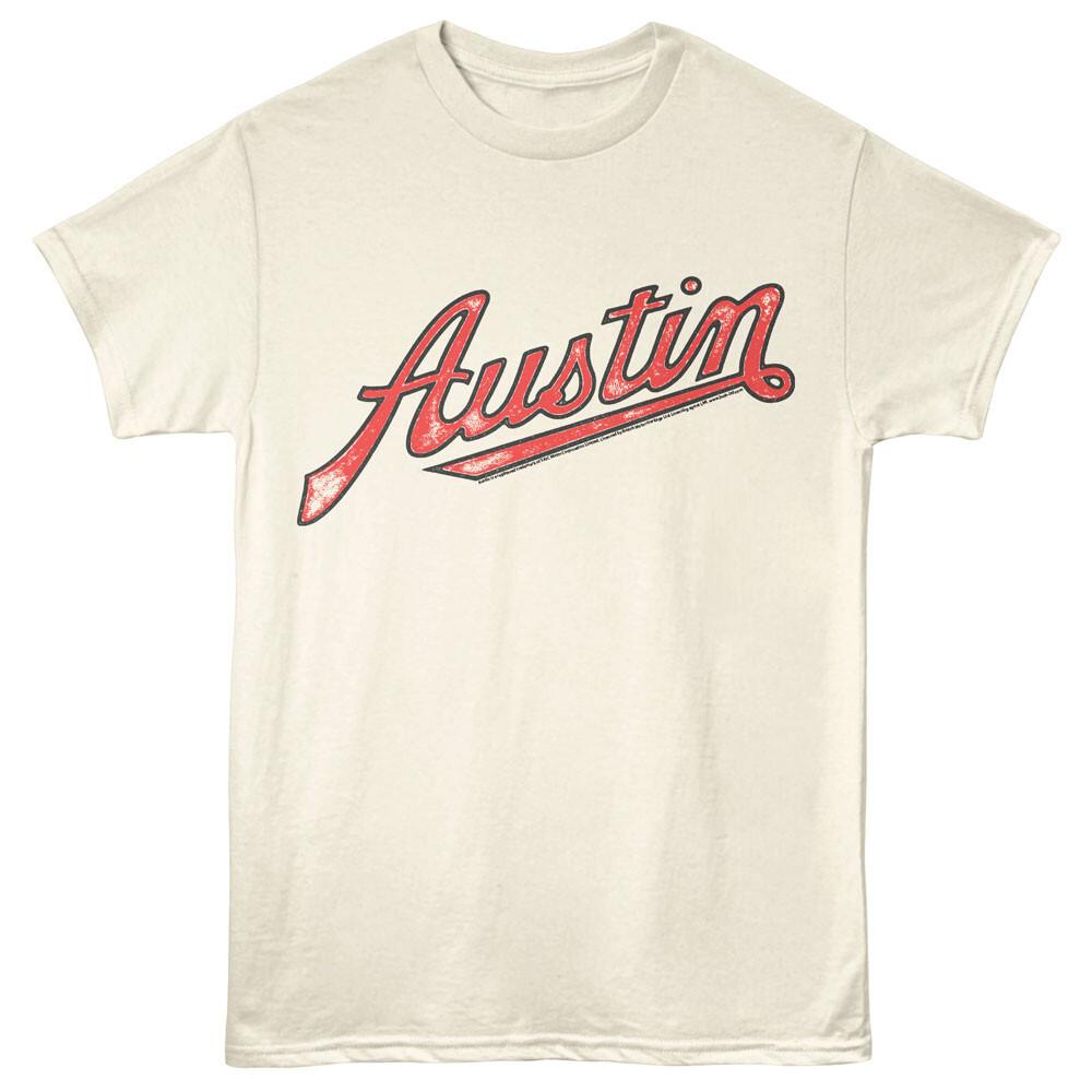 British Motor Heritage Austin Red Script Logo Men s T Shirt XXXXL