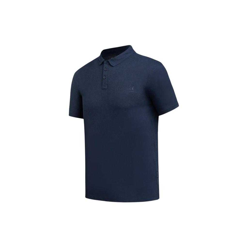 Armani Exchange SS24 Polo Shirt Men's Navy Blue 3DZFJP-ZJ9EZ-15BA