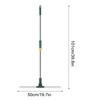Large Floor Squeegee Broom Heavy Duty Scrubber for Kitchen Pool Tiles Garages Windows Pet Hair Removal Cleaning Corner Sweeping