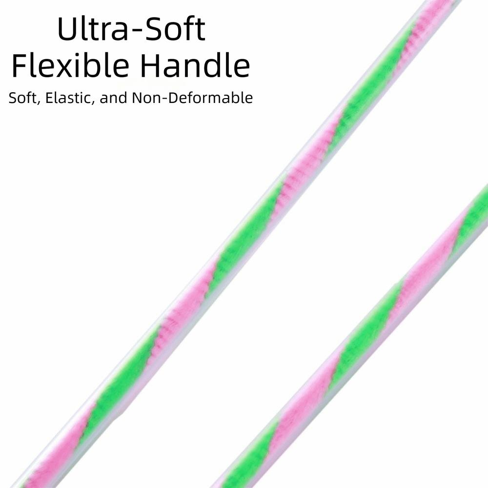 Felt Teaser Cat Wand Flower Leaf Shaped Cat Interactive Toy Cat Teaser Rod Interactive Playing