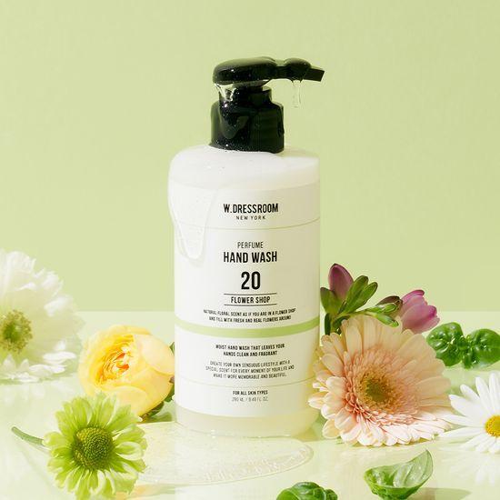 W.DRESSROOM Hand Wash 280ml (April Cotton, Peach Blossom, Flower Shop)